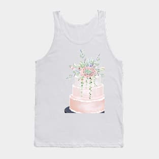 Watercolor cake Tank Top